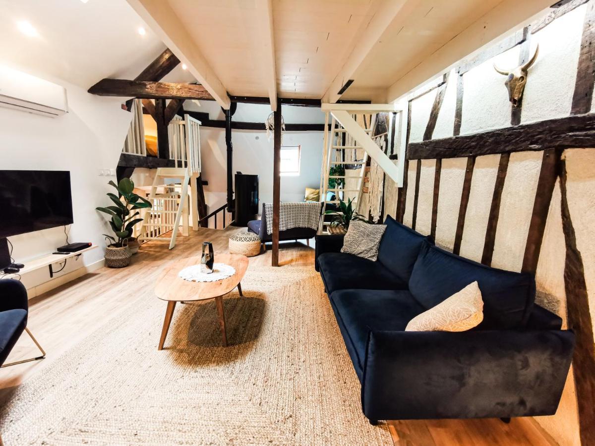 Loft Atypique Au Calme Avec Cour Privative Lejlighed Bourges Eksteriør billede